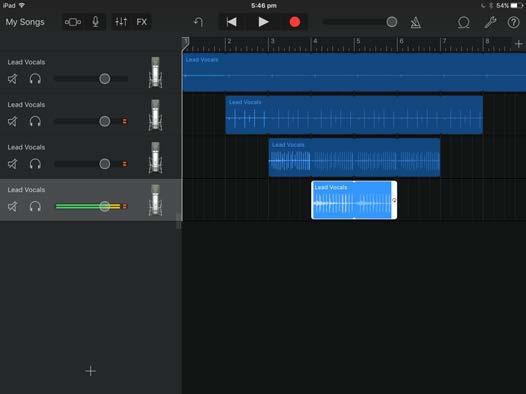 I can use the Audio Recorder to record a percussion instrument, body or vocal performance.