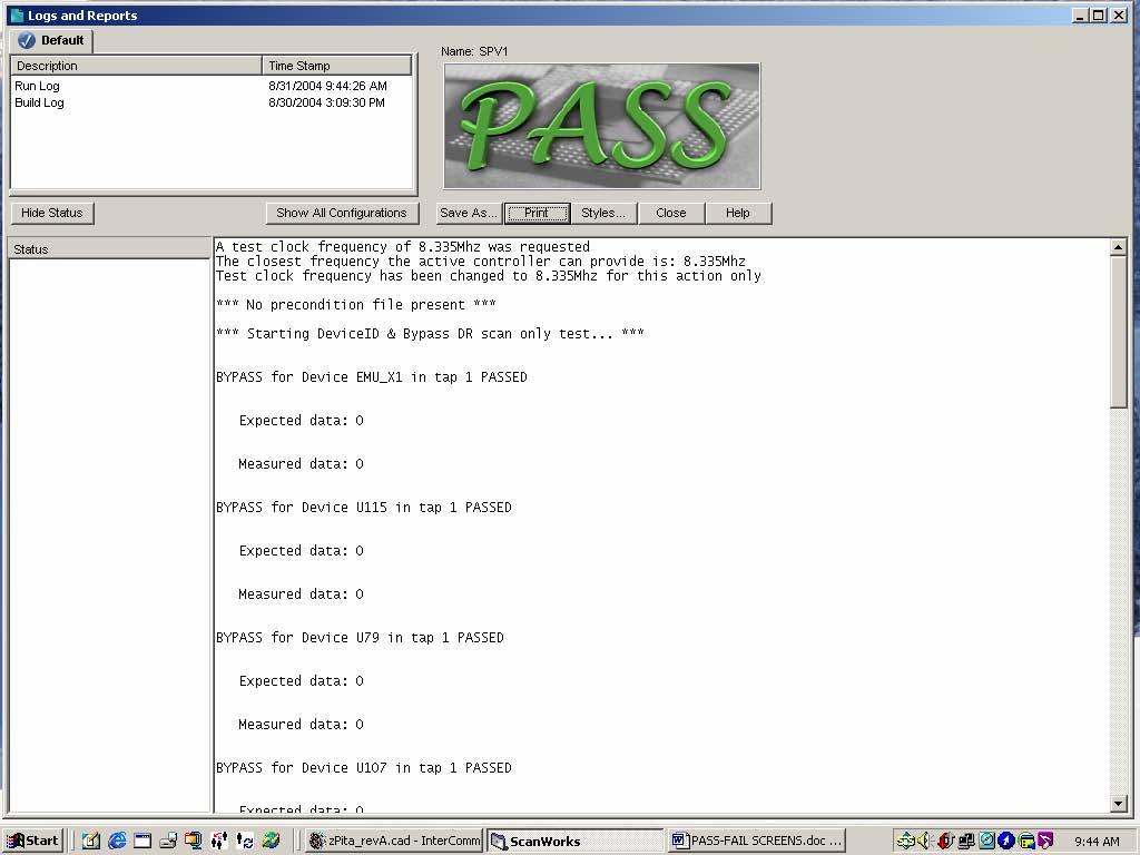 Figure 16 ScanWorks fail screen (courtesy of ASSET Inter-Tech,