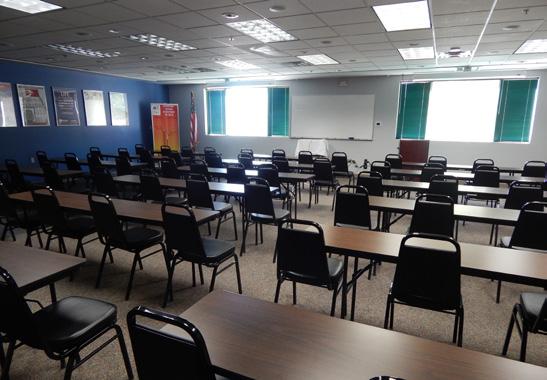 Service Classroom A: 1,295 SF Seating Capacity: 68