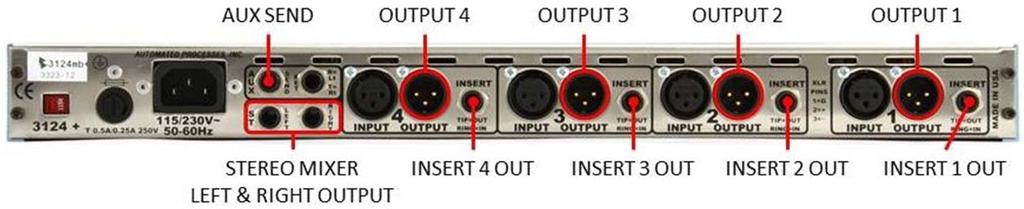 1 Front panel Figure 11: Front Panel Input Connections 6.1.2 Rear Panel Figure 12: Rear Panel Input Connections 6.