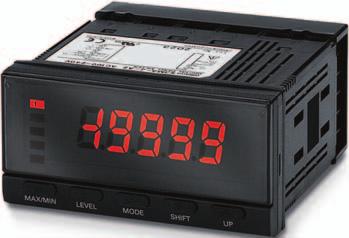 Process Meter CSM DS_E_11_1 Highly Visible LCD Display with 2-color (Red and Green) LEDs Multi-range DC voltage/current input. Front-panel key operation for easy setting.