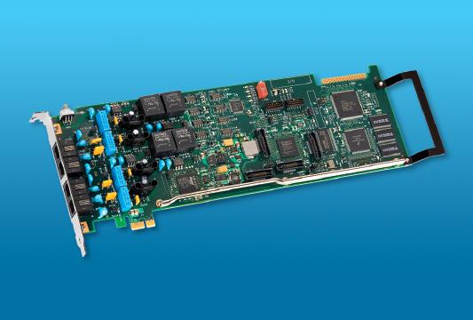 Dialogic VFX/41JCT-LS Media Board by Sangoma The Dialogic VFX/41JCT-LS Media Board is a 4-port analog converged communications board that supports voice, fax, and software-based speech recognition