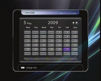 1 Calculator To use the calculator, highlight the calculator and press the OK button. 4.2 Calendar To display the calendar, highlight the calendar and press the OK button.