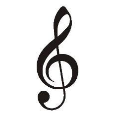 4 THE TREBLE CLEF The Treble clef is also called the G clef. This is the symbol for the higher pitches/sounds.