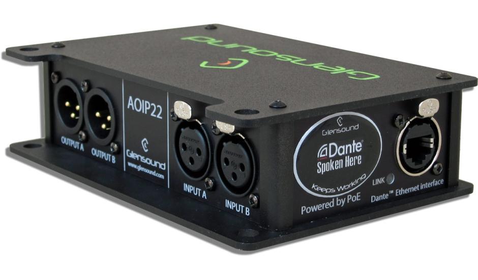 Robust Location Two Channel Dante / AES67 Network Audio Interface Highlights Powered by PoE Two Balanced Output Channels Dante / AES67 Network Audio Up to 96k/ 24 bit Two Balanced Input Channels