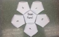 How to Put Your Bloom Ball Together Preparation Choose a panel to be the base. Select 5 panels to staple to this base.