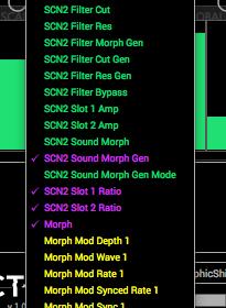 This modulation sequencer is one of the highlights of the plugin, allowing you to sequence modulations for every parameter (except for the EQ bands).