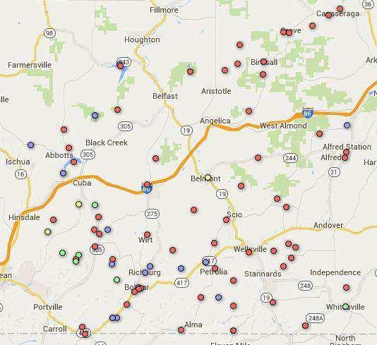 Allegany County Dead Zones 9