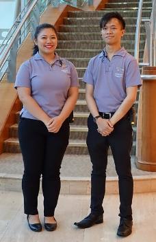 When you are in the queue, friendly staff from Esplanade will greet you.