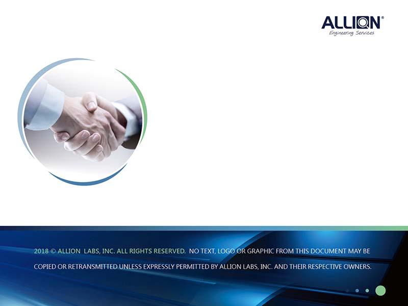 Allion is the premier resources for all of your third party testing needs Allion s