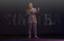 : FRANK SINATRA A life sized hologram of Frank Sinatra was designed for Delebrity Inc. to showcase the Holographic ParaMotion technology for live performance in Las Vegas.