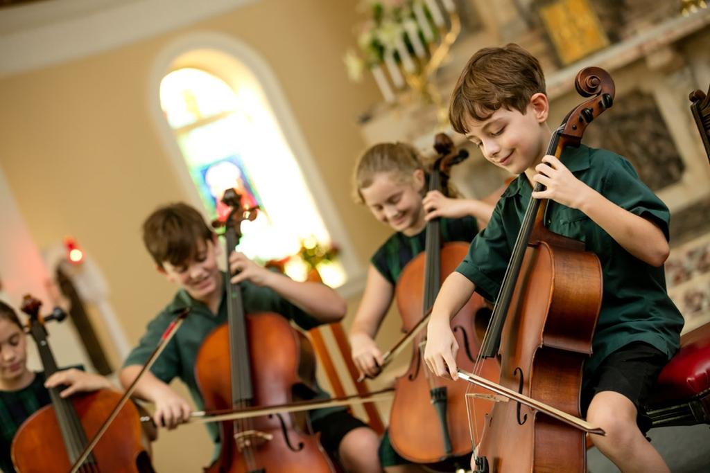 TYPES OF INSTRUCTION Here at St Joseph s, we offer two types of music instruction to students: Group Lessons Students participating in group lessons receive one half-hour weekly lesson in school time