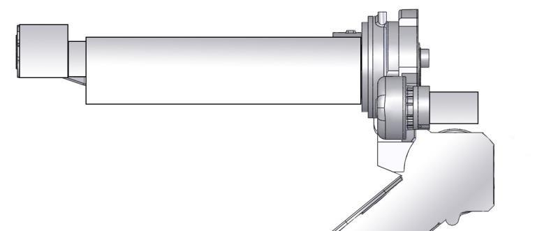 dowel pin as a guide. Insert M4x20 (x6) bolts through insulating disc and mounting flange into robot face.