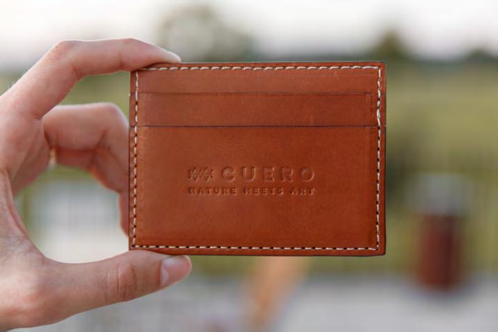 CARD HOLDER MATERIAL: CUERO LUXURY LEATHER TANNED WITH VEGETABLE ACIDS Every time you reach for your credit card, club membership certificate or priority pass at the airport lounge, you will be