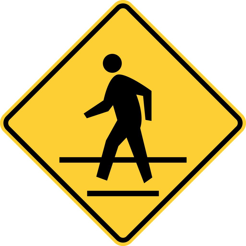 N O Whatever the precise spatial content of Picture N, it is clear that it depicts a normally-shaped person walking on a path or crosswalk.