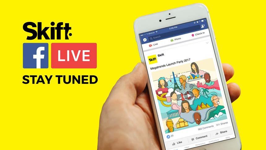 Livestream Sponsorship With Skift Global Forum livestream, your brand brings the conference to life for