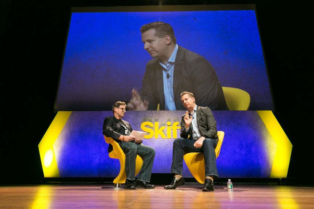 Panel Discussion Join a Skift Editor on the main stage for a high-level, 10-minute discussion about a trend or challenge shaping your sector.