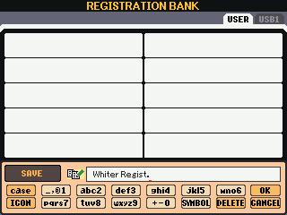 I check that the Whiter Shade song file is selected in the Song section of the Main page - and that the Whiter Regist registration file is showing in the Regist section. (Fig.11) Fig.