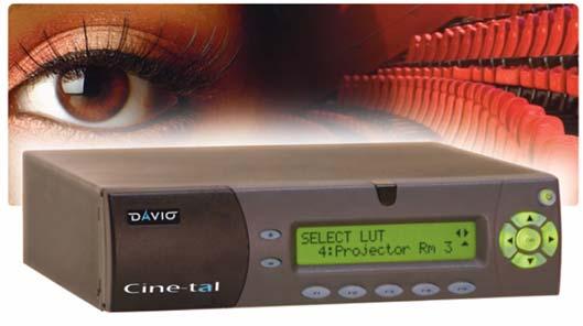 For Added Precision Cine-tal Davio platform Characterizes the display using thousands of color shades Generates cinespace profile for monitor-specific correction