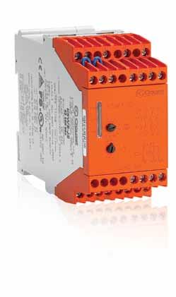 people around it. It is essential for compliance with machine safety standards (EN ISO 13849-1 and IEC/EN 62061). A safety relay To execute which actions?