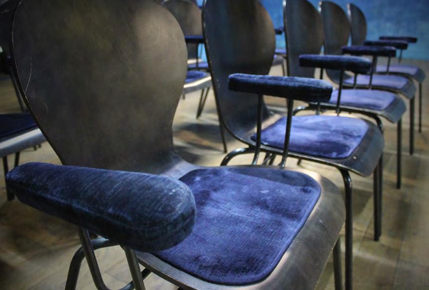 The seats in The Studio are unreserved,