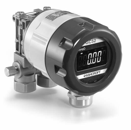 Quick Start Function Summary Instructions for ASHCROFT GC52 Differential Pressure Transmitter Version 6.03 Rev.