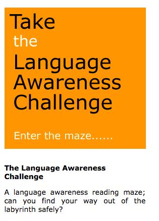 Language Awareness Challenge Go to www.