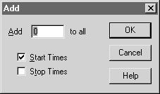 Add dialog box 40-12 amounts of data will increase the amount of disk space consumed by your document.