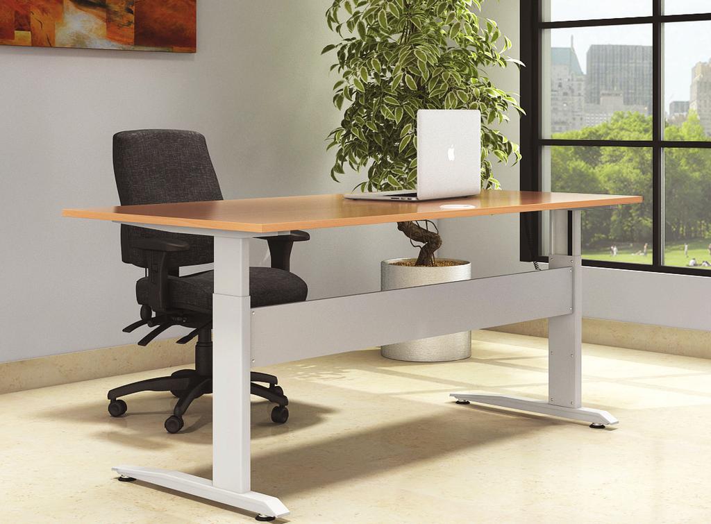 RECTANGULAR DESK DESIGN YOUR OWN HEIGHT ADJUSTABLE DESK Design your very own height adjustable desk with the CSHA frame kit.