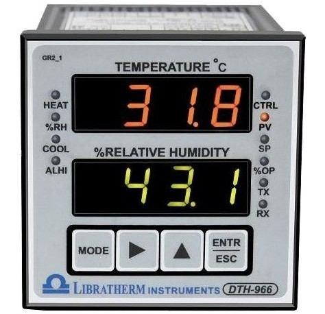 Humidity and Temperature Controllers (Product Code 14.1.1 To 14.1.3) DTH-966 DTH-966 with HYGROTX Model Wise Description: Sr. No Model Product Description 14.1.1 DTH-723-A Microcontroller based High / Low Alarm output for Temperature & %Rh Two input and Four SSR Outputs.