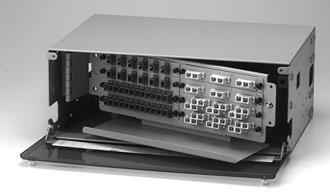 Mount Patch Panel 1U and 2U The FiberExpress 1U and 2U rack mount patch panels are equipped with a special hinge that allows easy access to the rear of the patch panel without disturbing the optical