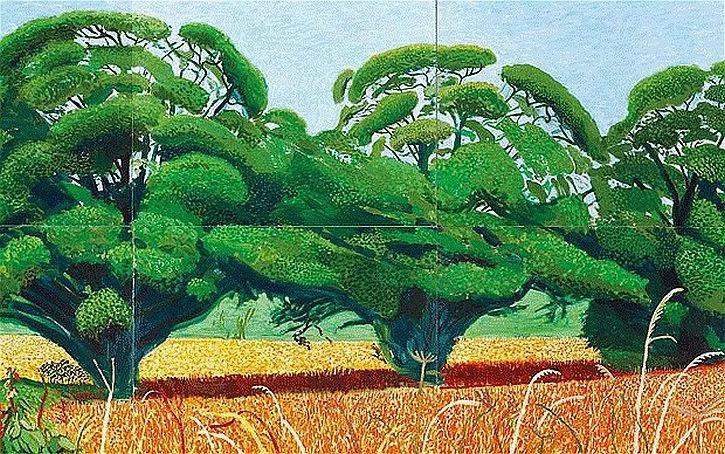 2 David Hockney, Three Trees Near Thixendale, 2007 At the start of the sixteenth century, the German