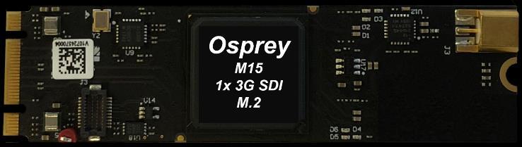 Osprey M15 95-00510 Osprey M15 Input 3G, HD, SD-SDI 2280 M.