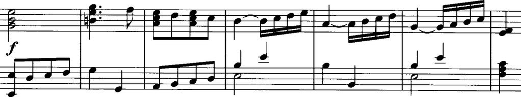 figure under the transposition to E major is a familiar theme from von Suppé s The Light Cavalry Overture (see Figure 3.32).