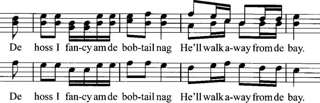 Morton s arrangement claims to be based on the original dialect of the time, and uses Foster s original verses with almost no variation.