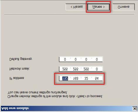 Select the Remultiplexer (Module) and click next.