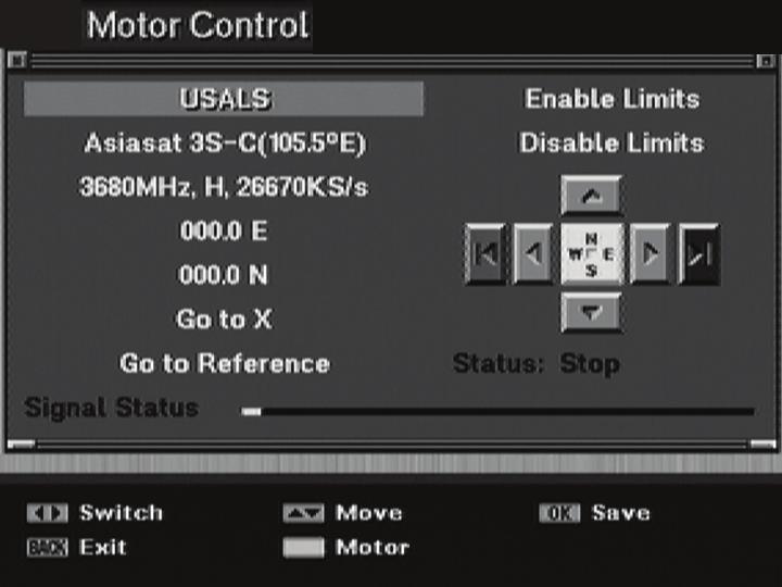 Chapter 5 >> Main Menu 11 Confirm the Enable Limits/Disable Limits function pressing the OK button. You will be prompted to decide whether to use the West/East Setting Limits setting value.