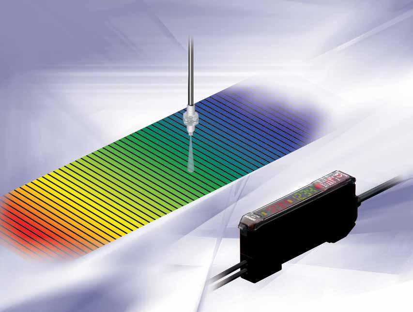 Digital Fiber Sensor Easy and Reliable Color Detection» Highly resistant to