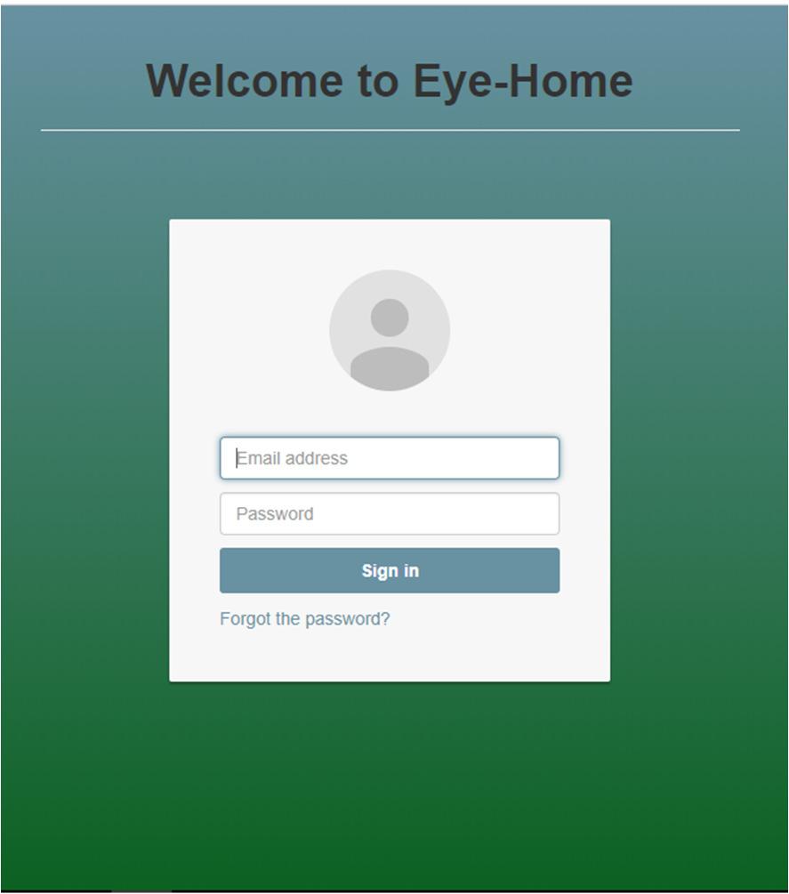 When accessing the website for the first time, a user is taken to a registration page where they enter their name, email, and password, as shown in Figure 2.