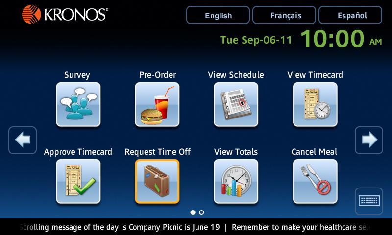 InTouch Apps Imagine the Possibilities After selling Kronos terminals for 25 years, I never imagined we would have a state of
