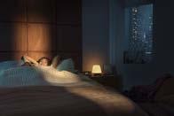 At bedtime, warm, white LED light relaxes your body, preparing you for a good night s sleep. Control your lights with your voice Now you can switch on your lights by talking to them.