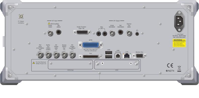 Duplexer Box MN2555A Connection Setup Diagram Signal Analyzer