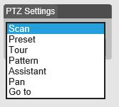 PTZ settings interface is shown in Figure 3-2. Figure 3-2 3.