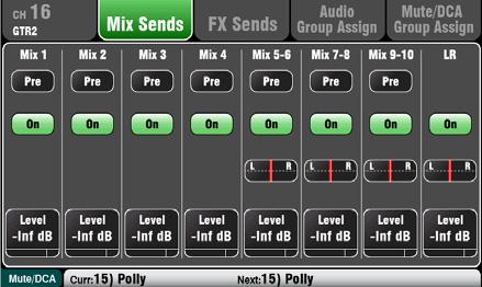 The Direct Outputs can be patched to feed the internal FX devices, for example a delay effect send for a single vocal.