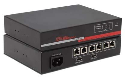 Model UH-2C-3S 3-port HDMI UTP Extender Split and Extend HDMI Audio Video to 3 remote receiver on 2 Cat6 Cables includes one local HDMI loop output UMA1191 Rev.