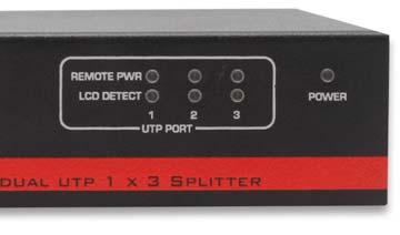 3-port HDMI UTP Extender 2. Installation Refer to the block diagram (figure 1) and the rear panel connections (figure 2) above. Place the sender by the video source.