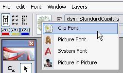 Working with ClipFonts You have become familiar with personalisation using ClipFonts or Clips already thanks to the examples in the previous sections.