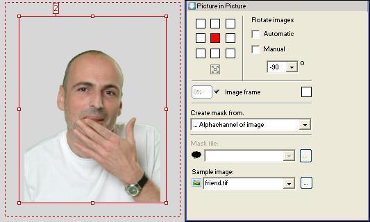 5.7.5.2 Mask from an Alpha Channel In the new version of the DSM Designer you can also use pictures that contain an alpha channel.