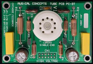 PC-3T PC-3T is an optional Active Board. The input signal is DC coupled. This board is analogous to the PC-1T, but is is designed for 12 VDC heater tubes.