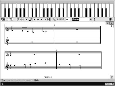 Begin as you did when composing your last piece by experimenting with the notes you have to choose from. Proceed in this manner until you are able to create a melody that you like.